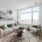 living room with windows