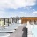 a outdoor spa with a city view