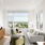 Spacious Living Room with City and Mountain Views